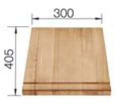 BLANCO  PLANCHE à DéCOUPER EN BOIS 405 X 300 MM