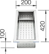 BLANCO  VIDE-SAUCE 420 X 200 X 100 MM