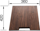 BLANCO  PLANCHE à DéCOUPER  420 X 360 MM