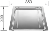 BLANCO  PLATEAU éGOUTTOIR BLANCOCARRIER INOX 350X355 MM