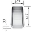 BLANCO  CUVETTE INOX MULTI-FONCTIONS 415 X 210 X 81 MM