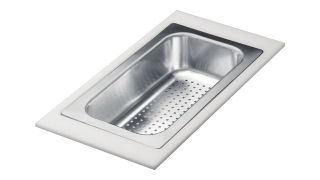 FRANKE  PANIER éGOUTTOIR PVC BLANC & INOX  - PLAPANPPX
