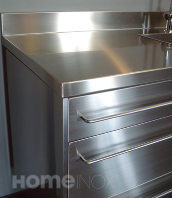 Meuble De Cuisine Ikea Plan De Travail Inox Sur Mesure